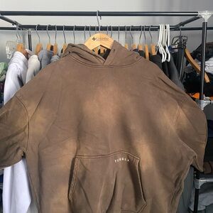 YOUNGLA / HOODIE / COLOR-BROWN / SIZE-M